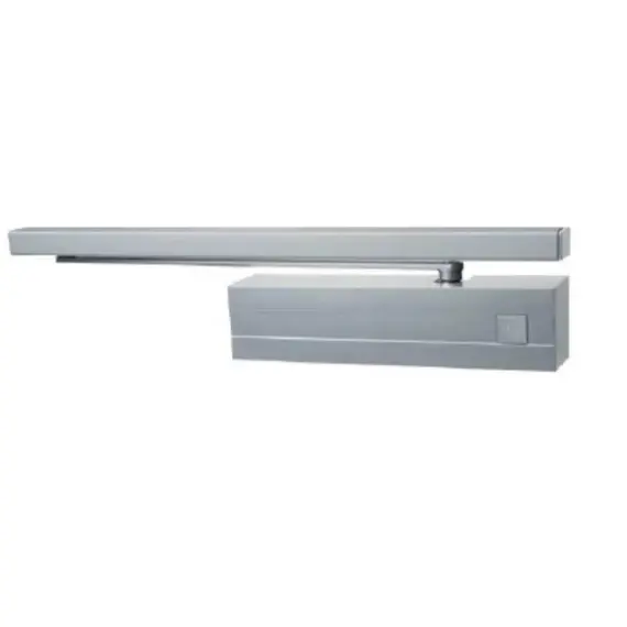 ASSA ABLOY Cam action ajtóbehúzó max. 120kg tömegű egyszárnyú tűzgátló ajtókhoz, FD4xx termékcsalád szerelvényeivel használható, bel- és kültéri