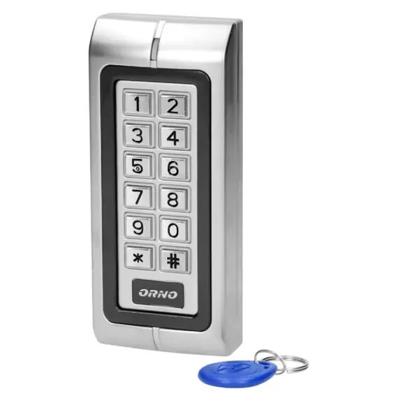 ORNO ORZS815 – Kültéri kódzár kártya- és proxy kártyaolvasóval, fémházas (IP44)