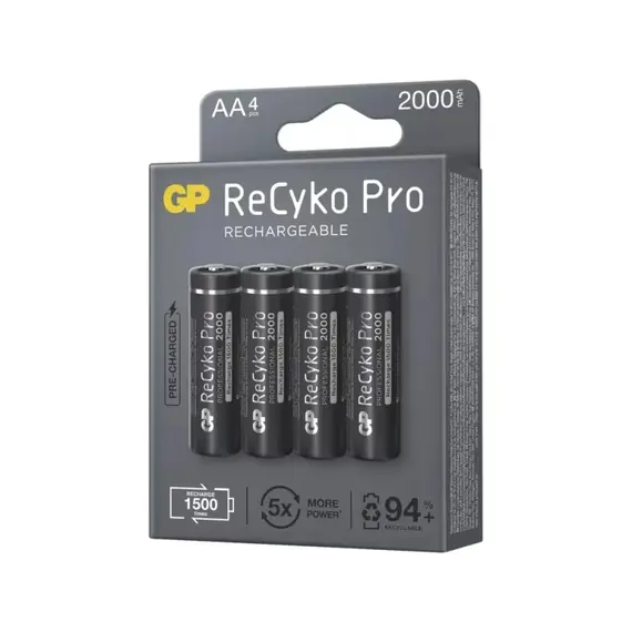 GP AA 2000mAh GP210AAHCB-2EB4 Recyko Pro ceruza akku papírdobozos Ni-Mh