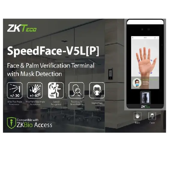 ZKTeco Felhő-alapú önálló beléptető terminál és munkaidő nyilvántartó