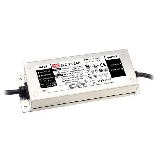 PULSAR ELG-75-24DA-3Y 75W 24V DC IP67 túlfeszültség-védett tápegység professzionális kivitel