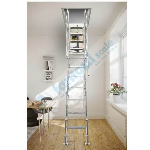 FANTOZZI Motoros padlásfeljáró egyedi méretben, basic kivitelben