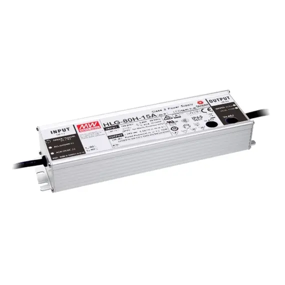 PULSAR HLG-80H-12 12V 60W 5A IP65 fémházas tápegység kültéri professzionális kivitel