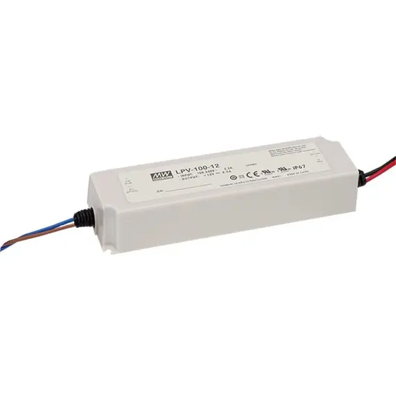 PULSAR LPV-100-48 48V 100W 2.1A IP67 tápegység kültéri, professzionális kivitel