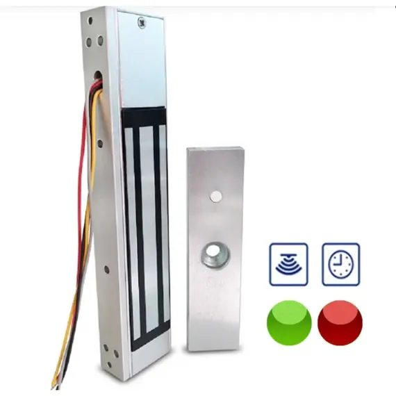 HONNOR SECURITY HS-EL-350LS – Intelligens elektromágneses síktapadómágnes  zár LED visszajelzéssel és jelkimenettel