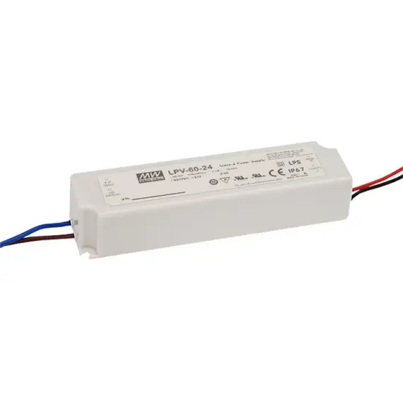 PULSAR Pulsar LPV-60-5 5V 60W 8A IP67 tápegység kompakt műanyag házban