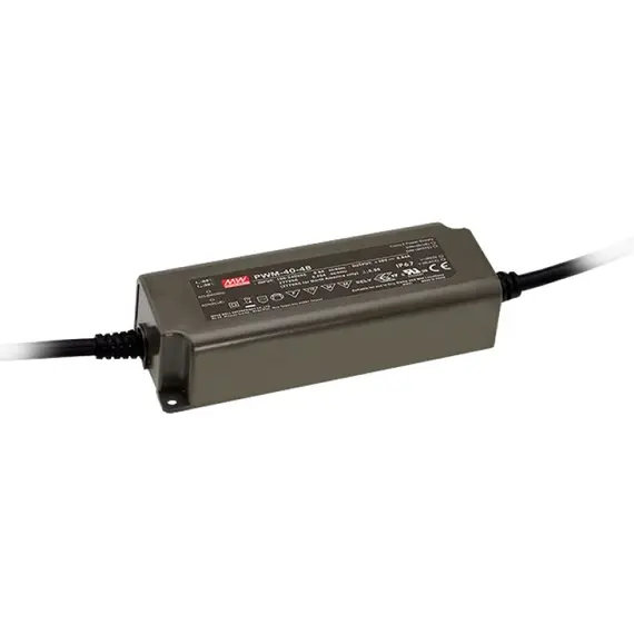 PULSAR PWM-40-12 12V 40W 3,34A IP67 LED tápegység kompakt kivitel, kültéri/beltéri, fehér