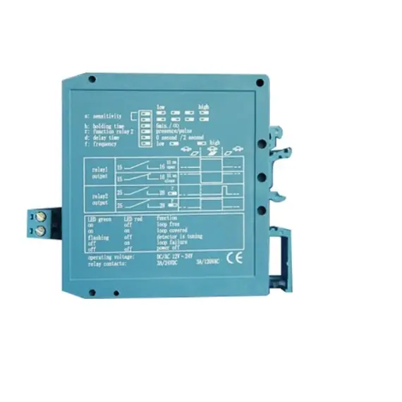 TIGERMAT TM-ILD-M1H -  Induktív hurokérzékelő, hurokdetektor, sorompó vezérlő, 1 csatornás