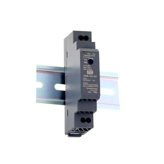 PULSAR DDR-15L-3.3 DC/DC konverter 3.3V 15W 4.5A DIN sínre szerelhető IP20