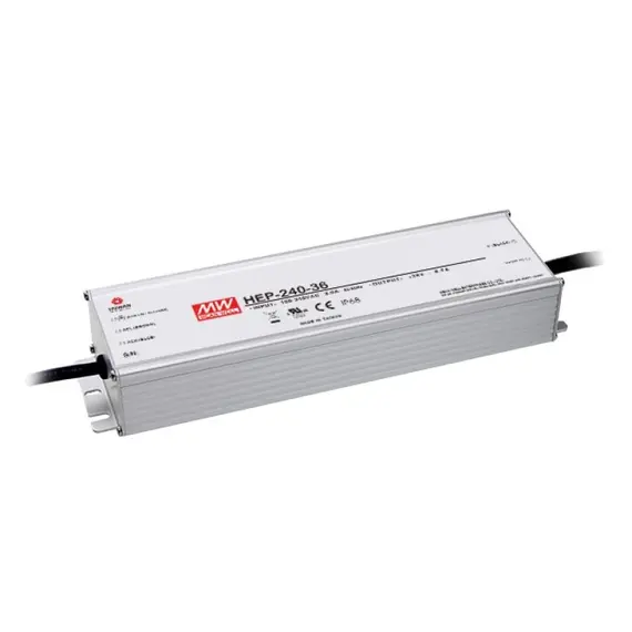 PULSAR HEP-240-24A 24V 240W 10A IP65 Fémházas Tápegység Professzionális Kivitel
