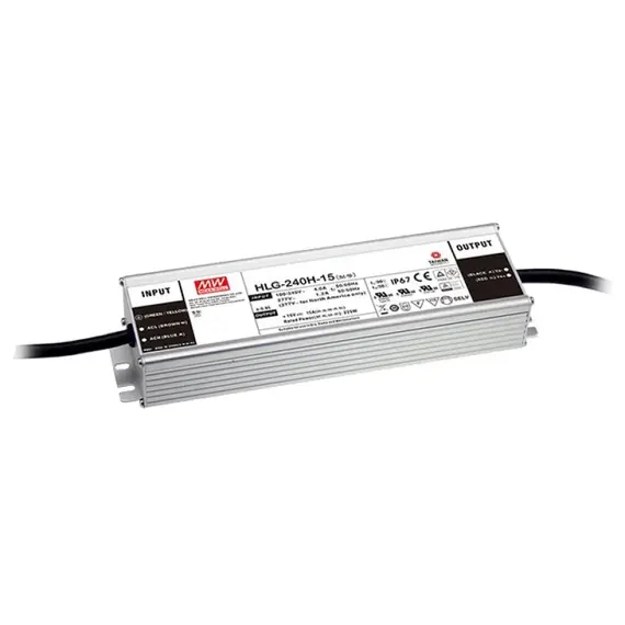 PULSAR HLG-240H-24 24V 240W 10A IP65 LED tápegység alumínium ház