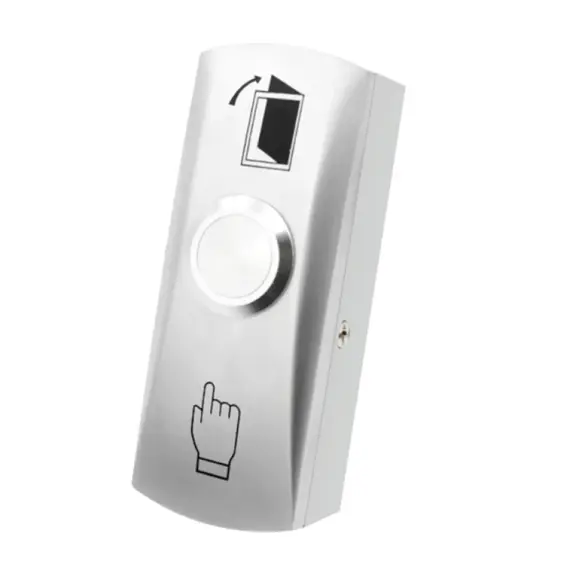 HONNOR SECURITY Nyomógomb, kiengedőgomb, exitgomb, felületre szerelhető cinkötvözet, NO/NC/COM