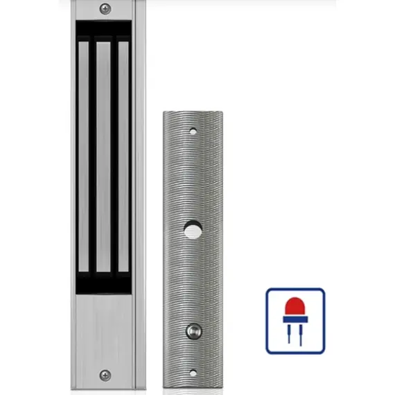 HONNOR SECURITY HS-EL-600S – Elektromágneses síktapadómágnes zár LED visszajelzéssel (280 kg / 600 Lbs)