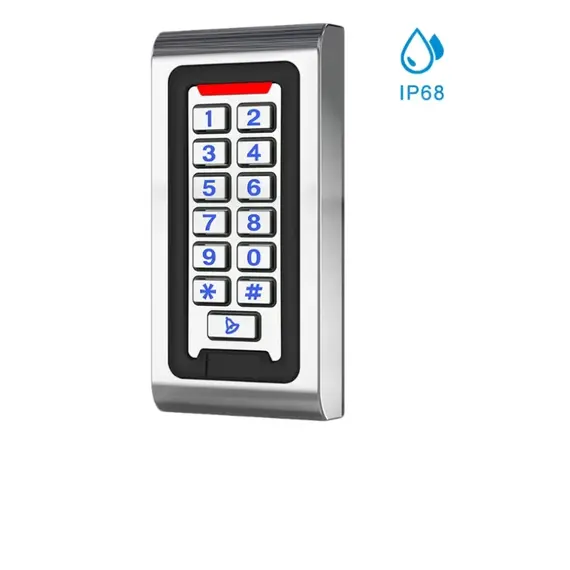 HONNOR SECURITY HS-S601-W EM Vízálló Fémházas Kódzár és RFID EM (125kHz) kártyaolvasó