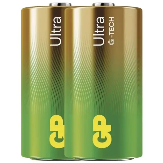 GP LR14 GP14AU-C2 Ultra Alkáli Baby Elem 1,5V (2db/Bliszter) (LR14, C)