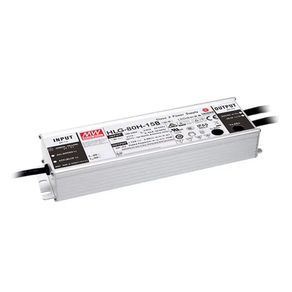 PULSAR HLG-80H-12B 12V 60W 5A IP67 LED tápegység fémházas kültéri kivitel