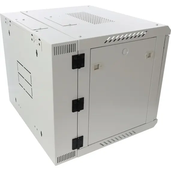 PULSAR 9U / 19" fali RACK szekrény, kétszekciós, szerelésre kész, szürke, 600x550
