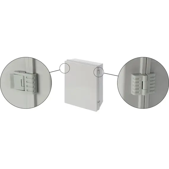 PULSAR ABS Enclosure 500x400x200 – Vízálló műanyag szekrény alaplappal