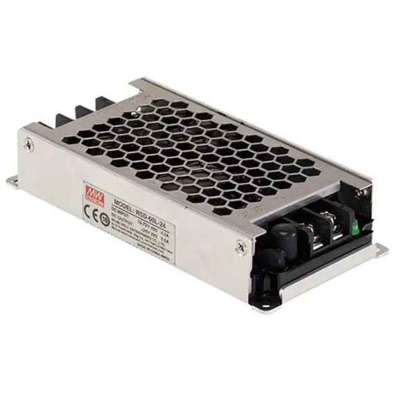 PULSAR RSD-60L-24 DC/DC konverter 24V 60W 2.5A IP67 kompakt kivitel
