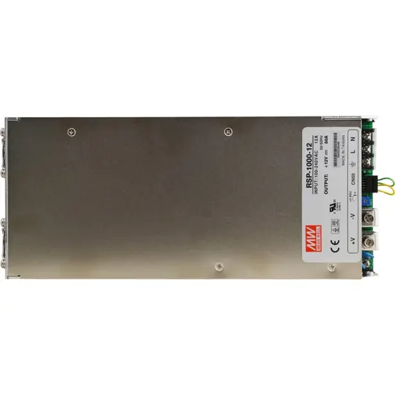 PULSAR RSP-1000-12 12V 1000W 60A IP20 zárt tápegység fémházas professzionális kivitel