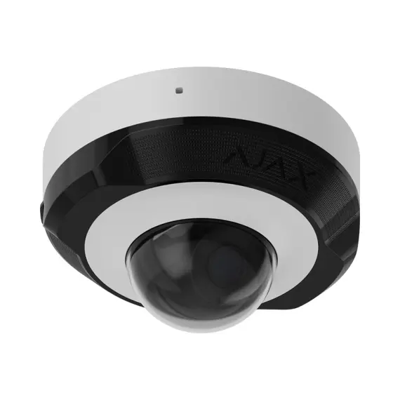 AJAX SYSTEMS Ajax IP mini dome kamera, 5 MP, 4 mm, 2880 x 1620 PX, WDR, @ 25 fps (3K UHD) (8EU) ASP, fehér