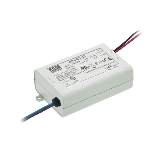 PULSAR APV-35-24 24V 35W 1.5A IP42 LED tápegység fehér kompakt kivitel