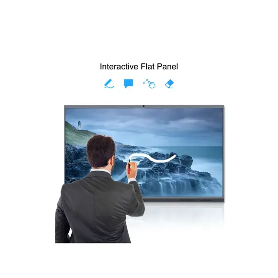 GENATA 75" Led Monitor 7-24 használatra CCTV-rendszerekhez 4K