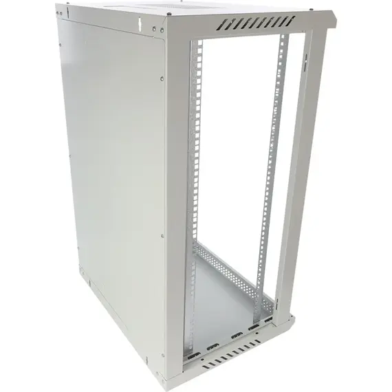 PULSAR 15U 19” RACK szekrény falra szerelhető 600x450 mm IP20 szürke professzionális kivitel