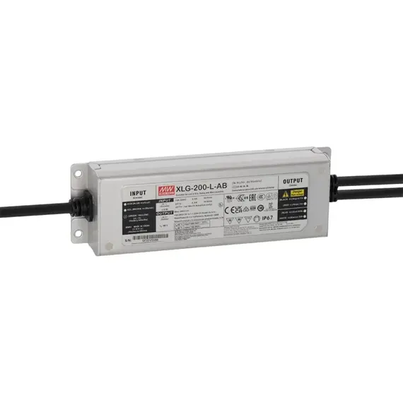 PULSAR XLG-200-L-AB 200W 142-285V 700mA (350-1050mA) IP67 LED tápegység fémházas