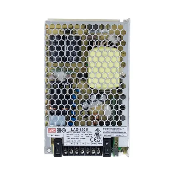 PULSAR LAD-120A 13.8V 120W 7.7A 1A pufferelt tápegység zárt IP20 fémházas kivitel