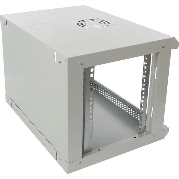 PULSAR 6U 19” RACK szekrény falra szerelhető 540x400 mm IP20 szürke teljesen összeszerelt