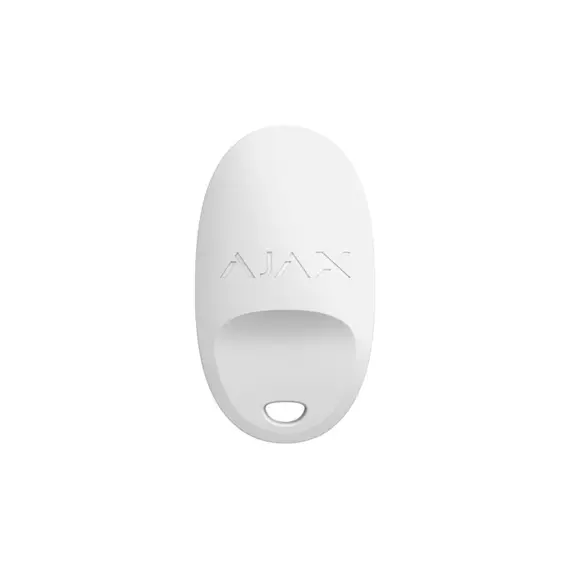 AJAX SYSTEMS Ajax SpaceControl vezeték nélküli távirányító, 4 funkció gombbal, LED visszajelzés, fehér