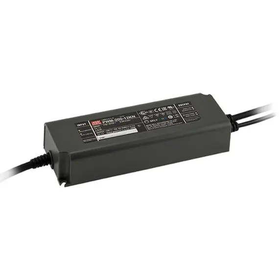PULSAR PWM-200-24KN tápegység 24V 199.2W 8.3A IP67 fémház LED-hez