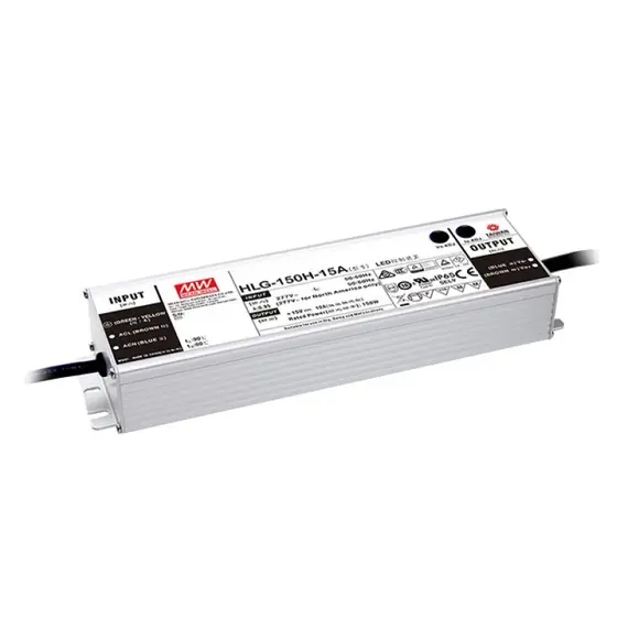 PULSAR HLG-150H-24A 24V 150W 6.3A IP65 LED tápegység fémházas, szabályozható