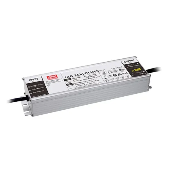 PULSAR HLG-240H-C700B 249.9W 700mA IP67 LED tápegység fémház 90-305V AC 54-143V DC