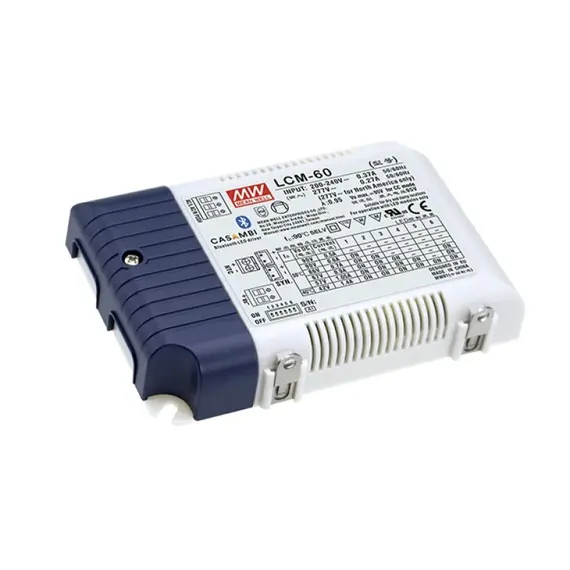 PULSAR LCM-60BLE 60W 500mA-1400mA LED tápegység IP20 DALI/Push BLE fehér