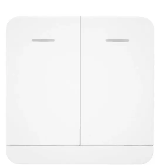 TIGERMAT TM-YET-2166-2 – Vezeték Nélküli 433,92 MHz-es Fali Kapcsoló és Távirányító (2 gombos), fix saját generált kódos