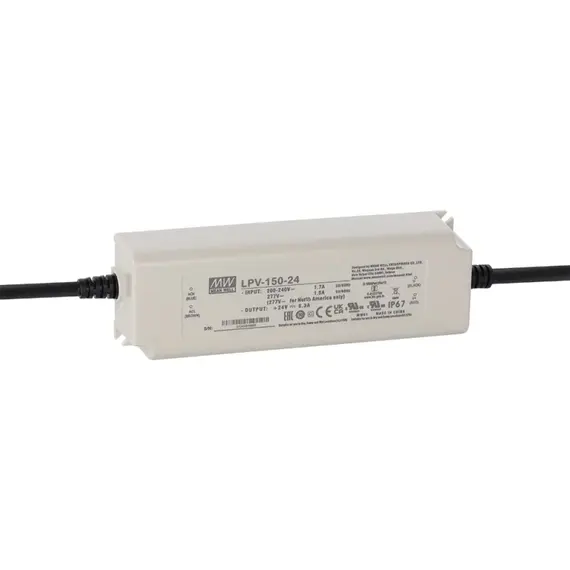 PULSAR LPV-150-24 24V 150W 6.3A IP67 LED tápegység fehér ház