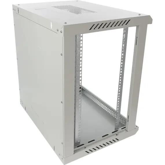 PULSAR 12U 19" fali rack szekrény 600x450 mm IP20 szürke, összeszerelhető kivitel