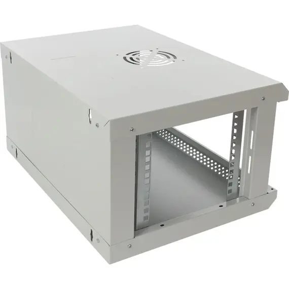 PULSAR 4U 19” RACK szekrény falra szerelhető 540x400 mm IP20 szürke teljesen összeszerelt
