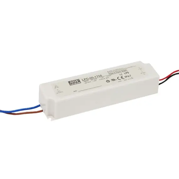 PULSAR LPC-60-1050 50.4W 1050mA 9-48V IP67 LED tápegység kompakt kivitel