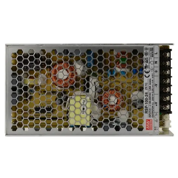 PULSAR RSP-100-24 24V 100W 4.2A IP20 zárt tápegység fémházas, professzionális kivitel