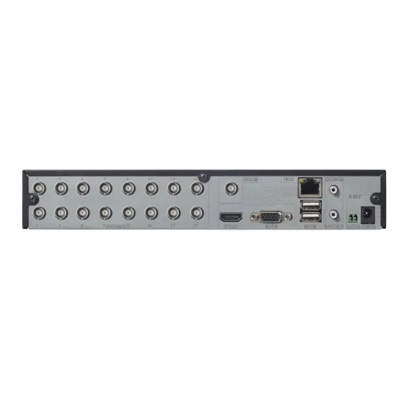 PROVISION-ISR Hybrid rögzítő, 16 analóg csatornás, max. 5 MP AHD és IP felbontás alarm ki/be menet