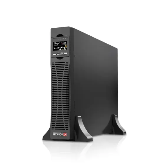 PROVISION-ISR PR-UPS-3000OL-RM szünetmentes tápegység 3000 VA 2700 W rack kivitel online dupla konverzió 230 V IP20 fekete