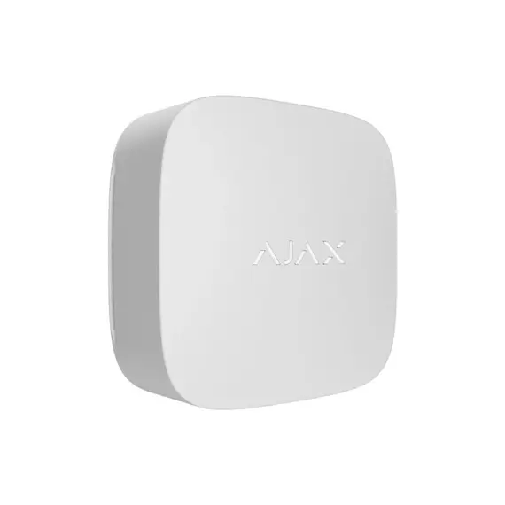 AJAX SYSTEMS LifeQuality vezeték nélküli intelligens levegőminőség-érzékelő, fehér
