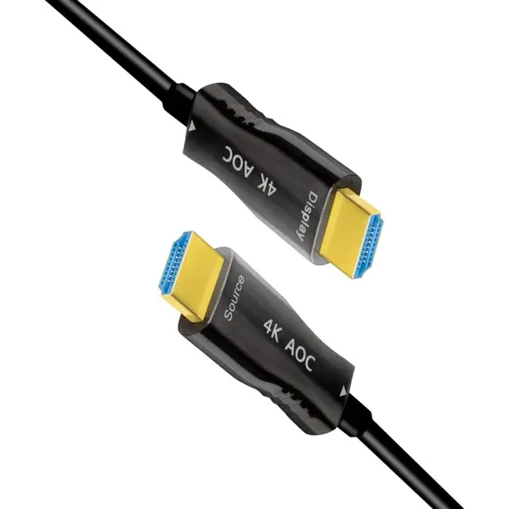 HONNOR SECURITY LogiLink HDMI 2.0 -> HDMI 2.0 M/M aktív video kábel 20m fekete AOC