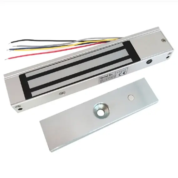 HONNOR SECURITY HS-EL-350LS – Intelligens elektromágneses síktapadómágnes  zár LED visszajelzéssel és jelkimenettel NO/NC/COM (180 kg / 350 Lbs)