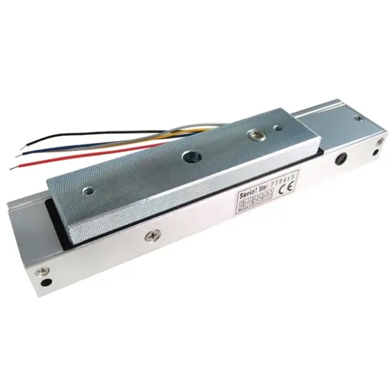 HONNOR SECURITY HS-EL-350LS – Intelligens elektromágneses síktapadómágnes  zár LED visszajelzéssel és jelkimenettel NO/NC/COM (180 kg / 350 Lbs)