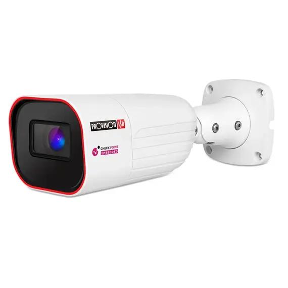 PROVISION-ISR IP csőkamera, 6MP (3296x1856, 1/2.5" CMOS szenzor), 2.8–12mm motoros varifokális objektív, Check Point™ Quantum IoT Nano Agent, IP67 védelem, DDA2 analitika