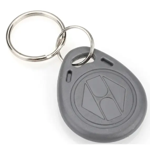 HONNOR SECURITY HS-ABS002-T5577 – Újraírható RFID Kulcstartó TAG (T5577 Temic Chip) - 125Khz, szürke